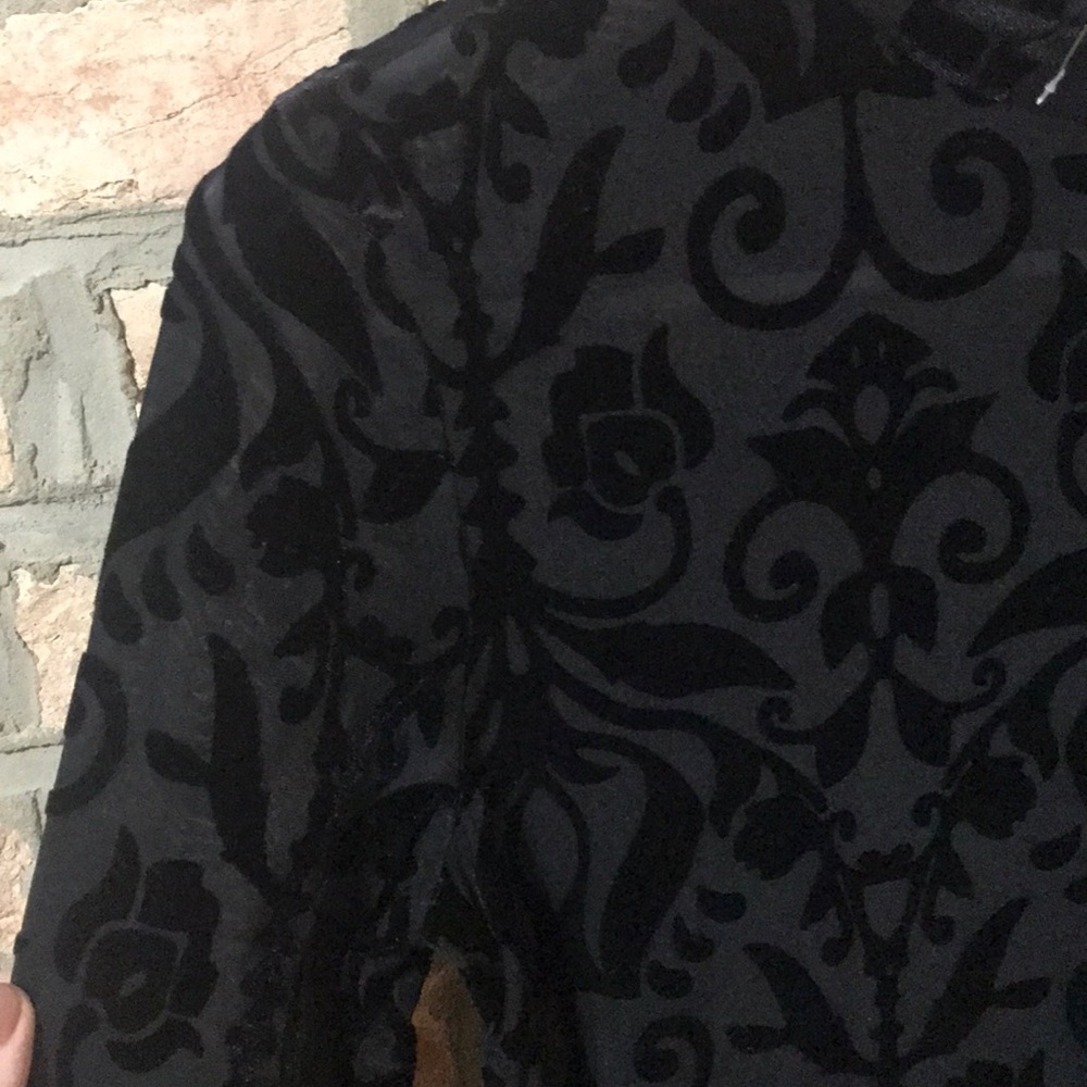 NWOT High-neck textured Top